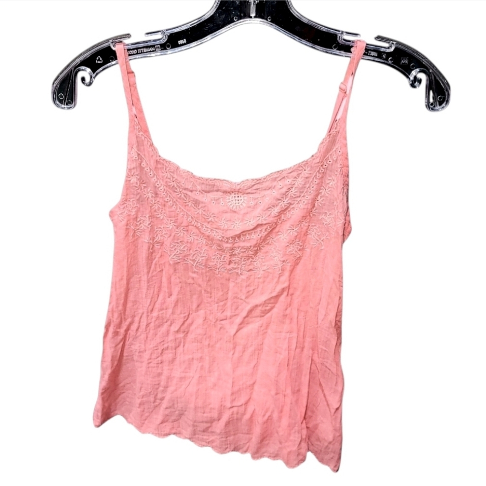 NWT Old Navy Embroidered Pink Cami Top